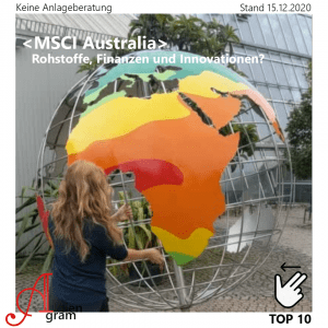 MSCI Australia | Rohstofffe, Finanzen und Innovationen?