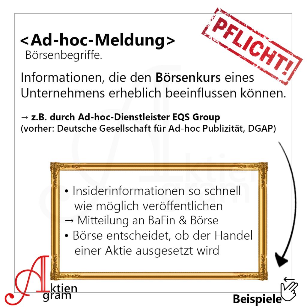 Aktiengram Ad-hoc-Meldung