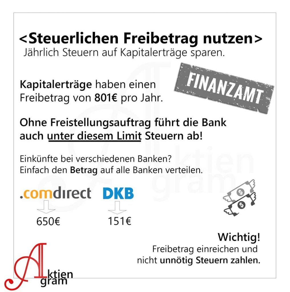 Steuerlichen Freibetrag nutzen