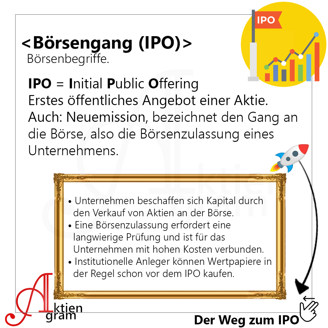 Börsengang IPO Neuemission | Börsenbegriffe