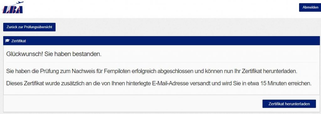 Kostenloser Drohnenführerschein