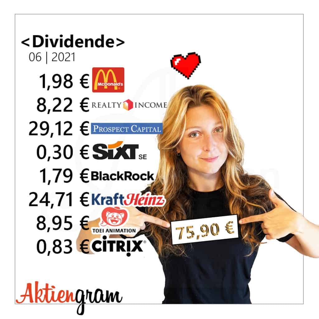 Dividende Juni 2021 Teil 2