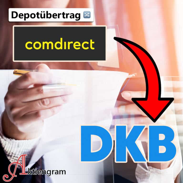 Aktie von comdirect zu DKB übertragen
