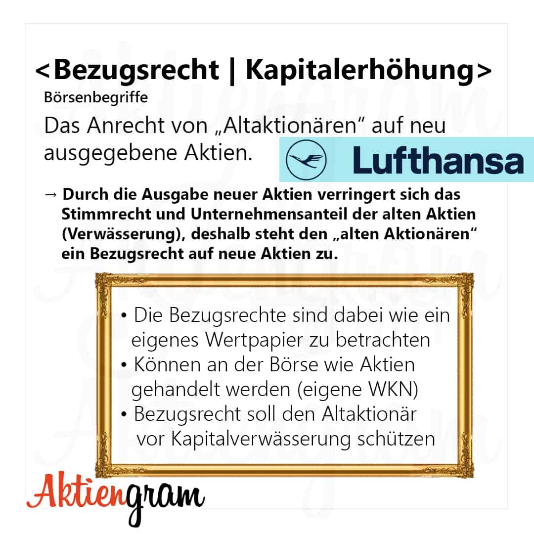 Bezugsrechte-Lufthansa