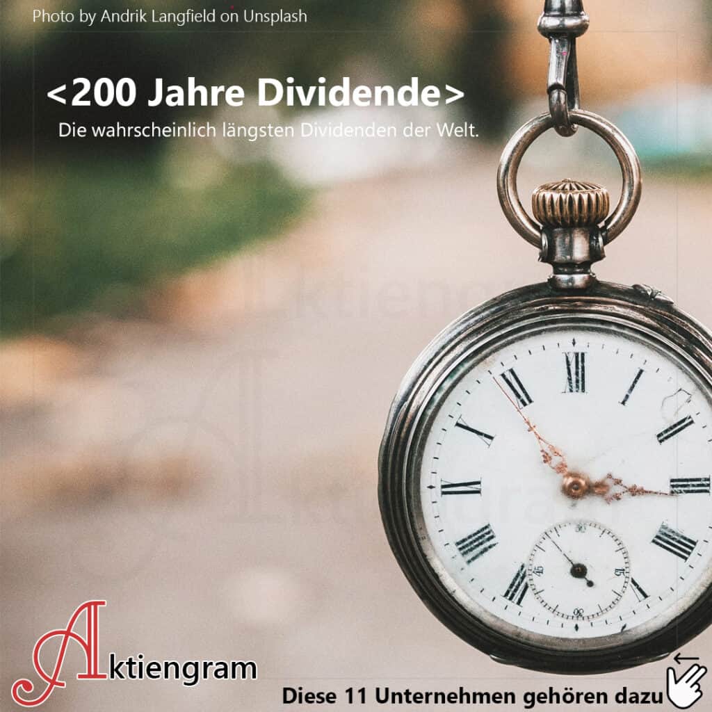 Dividende seit 200 Jahren 01