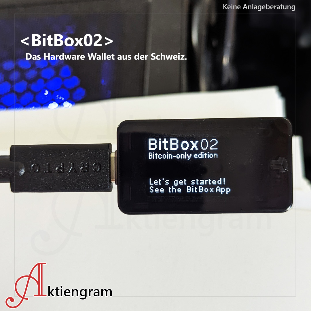 BitBox02 Hardware Wallet einrichten