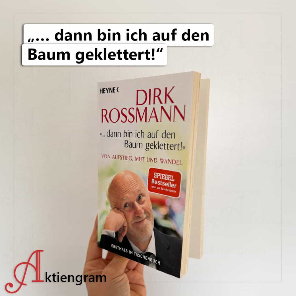 dann bin ich auf den Baum geklettert