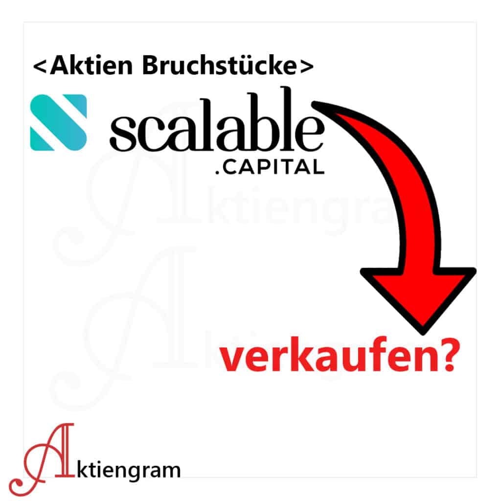Aktien Bruchstücke verkaufen bei Scalable Capital