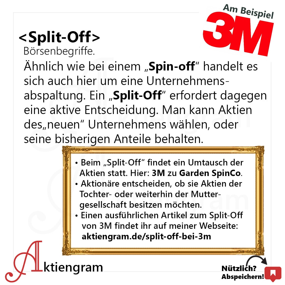 Split-Off bei 3M