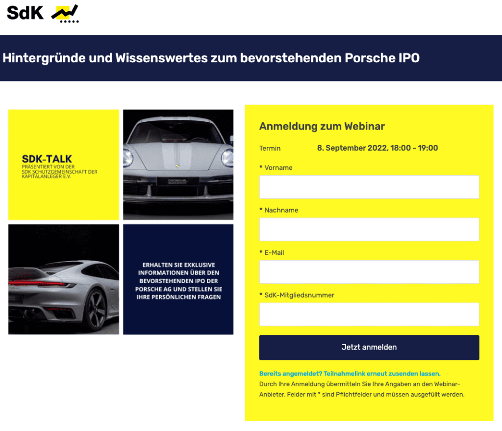 Hintergründe und Wissenswertes zum bevorstehenden Porsche IPO