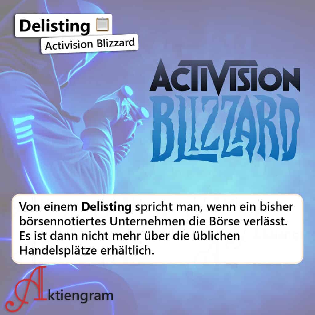 Delisting Activision Blizzard