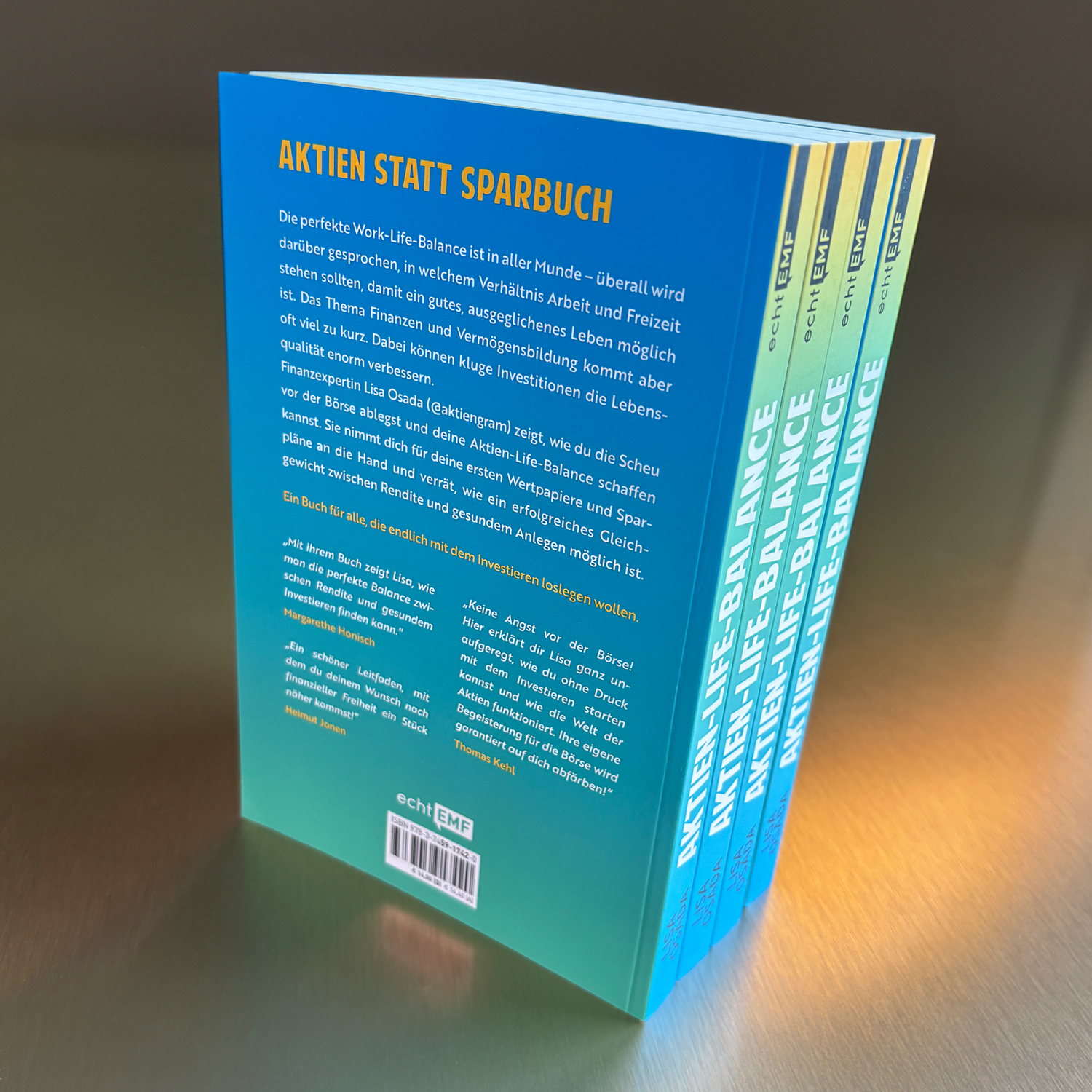 Aktien-Life-Balance Buchrücken