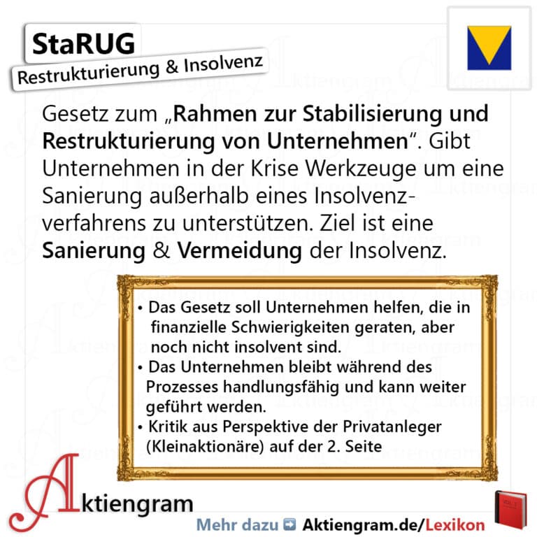 StaRUG statt Insolvenz?