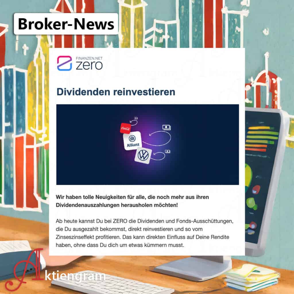 Dividenden automatisch reinvestieren (Finanzen.net Zero)