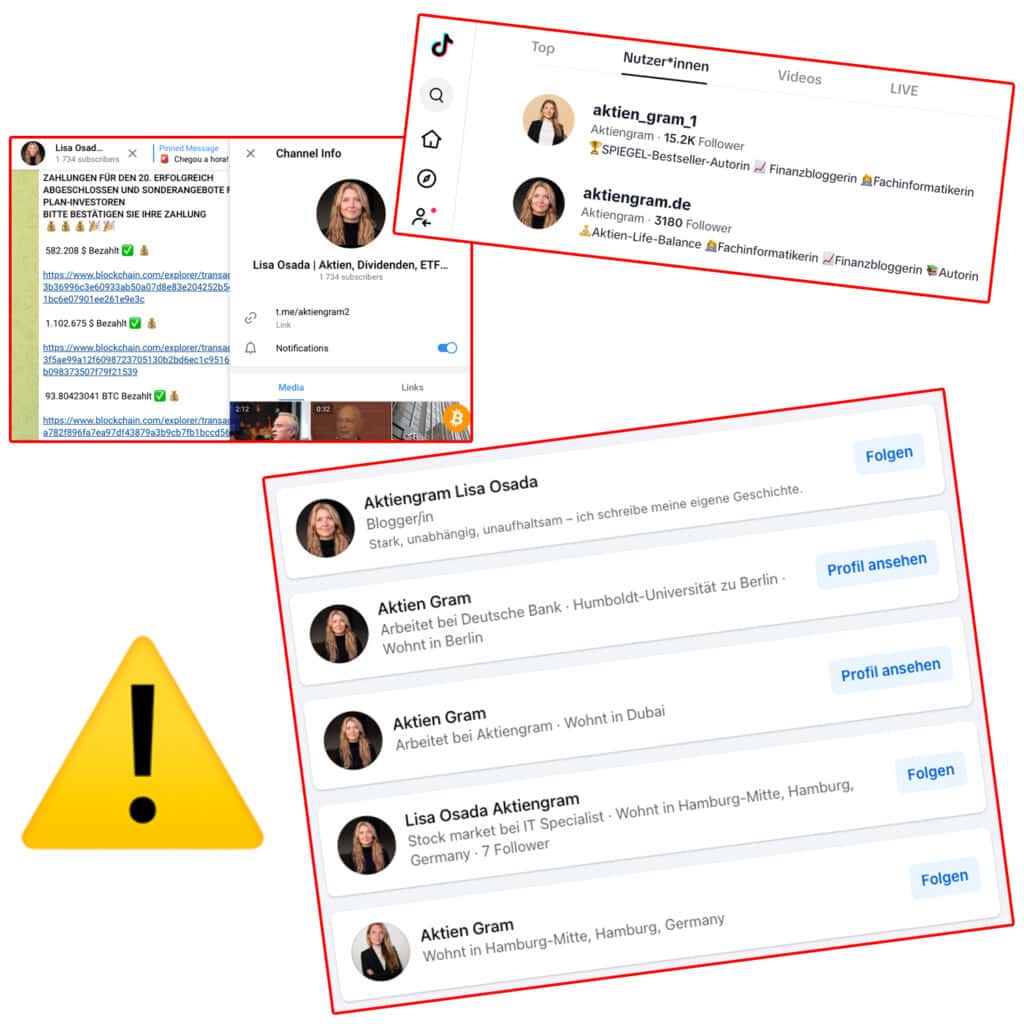 Aktiengram-Fake-Accounts