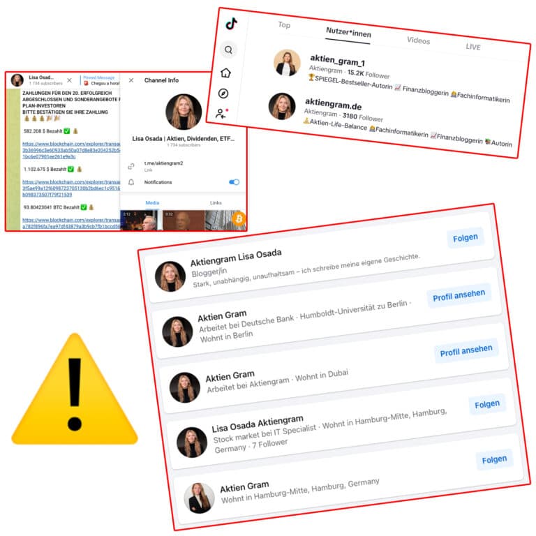 Aktiengram-Fake-Accounts