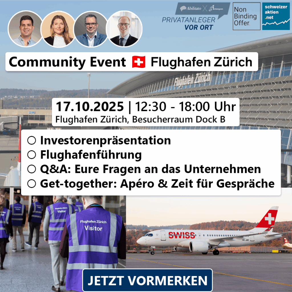 Privatanleger vor Ort: Flughafen Zürich AG