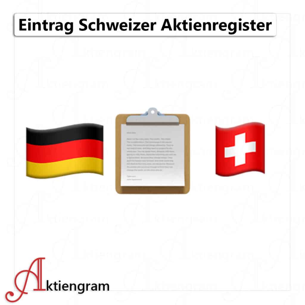 Eintrag im Schweizer Aktienregister