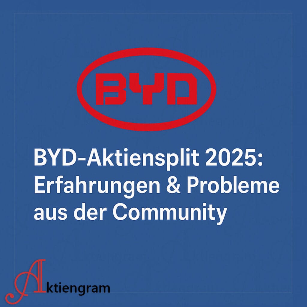 BYD-Aktiensplit 2025 Erfahrungen Probleme aus der Community