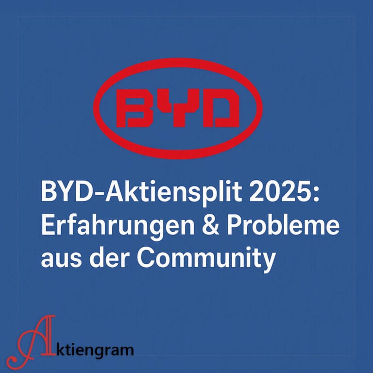 BYD-Aktiensplit 2025 Erfahrungen Probleme aus der Community
