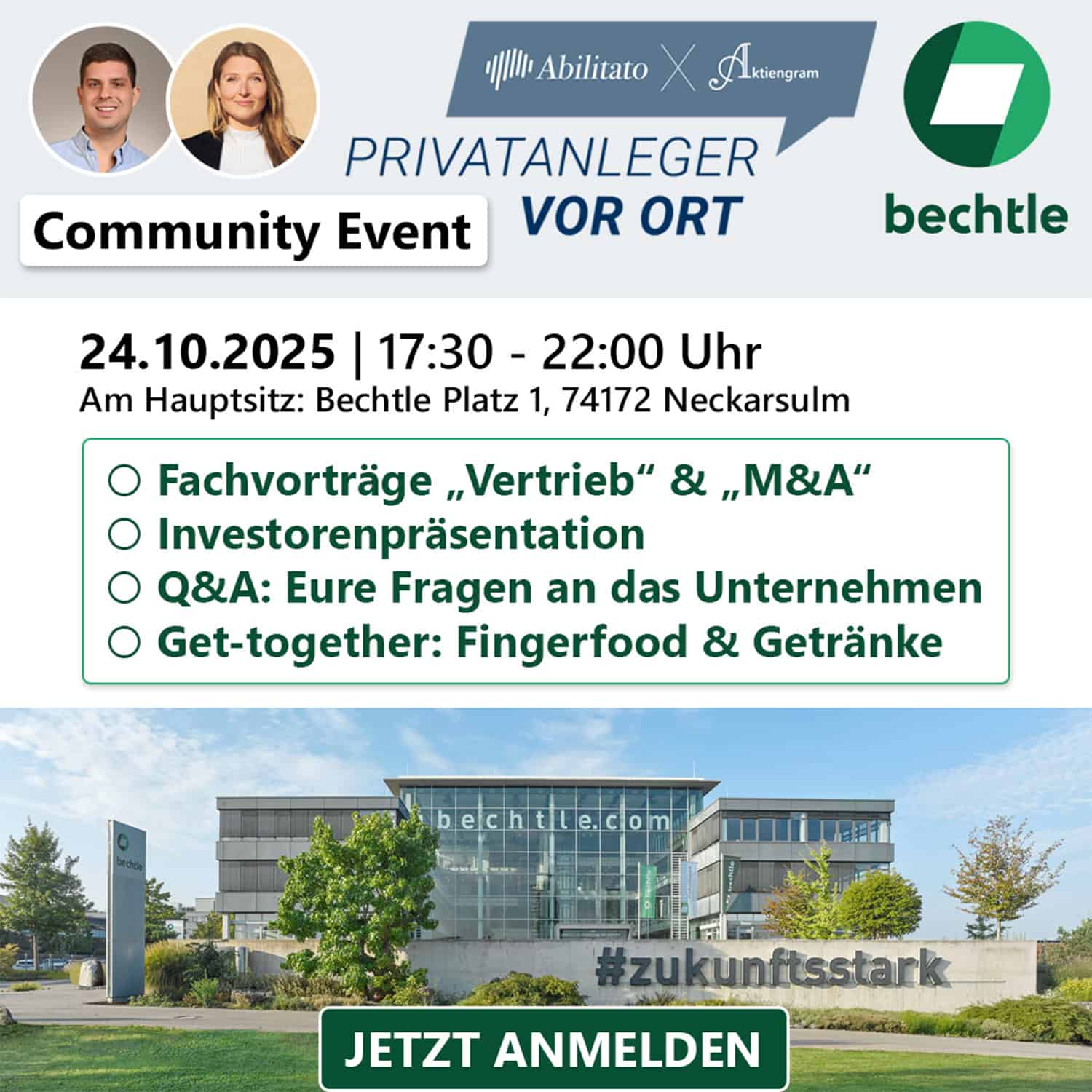 Privatanleger vor Ort: Bechtle AG