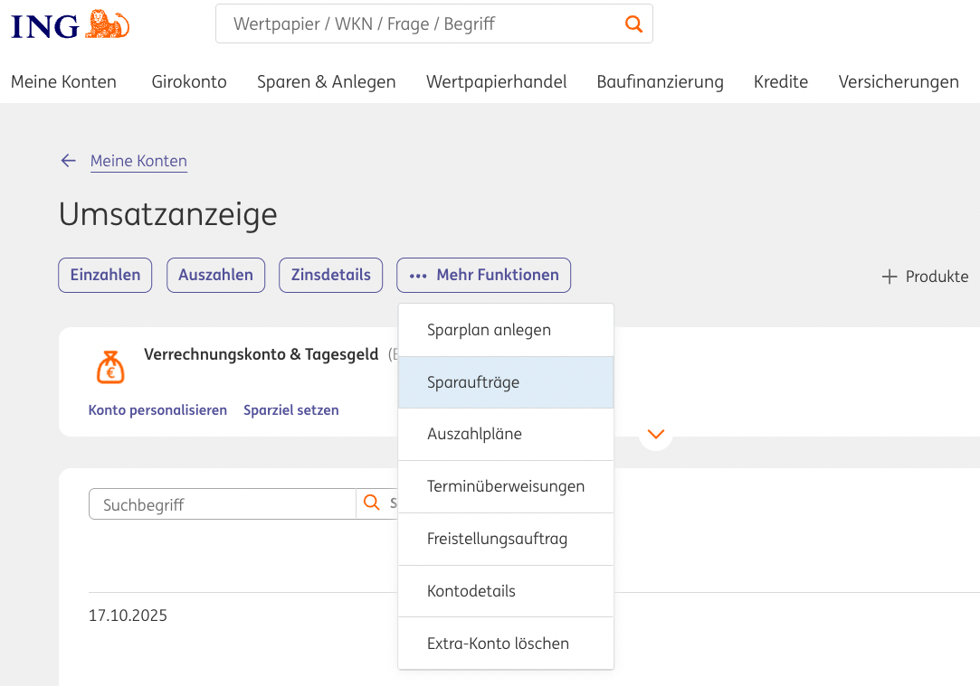 ING Sparplan