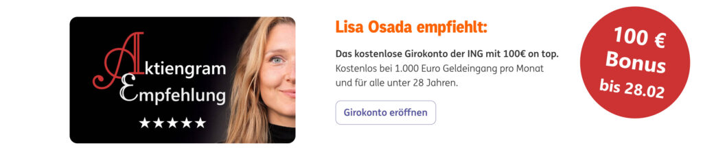 ING Girokonto 100 Euro Bonus