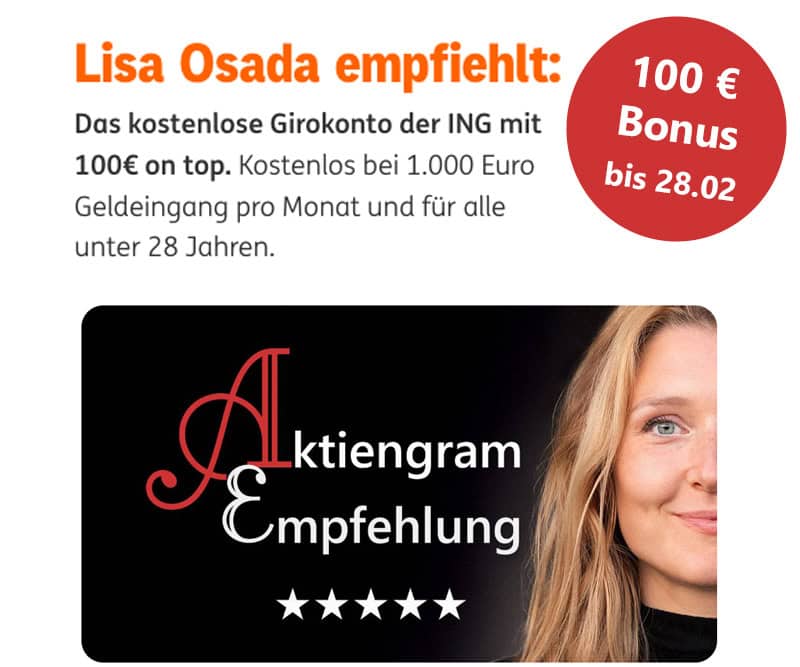 ING Girokonto 100 Euro Bonus
