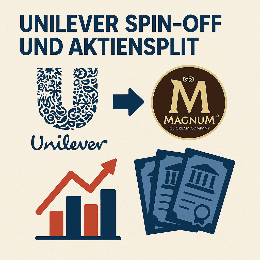Spin-off & Aktiensplit bei Unilever (Magnum)