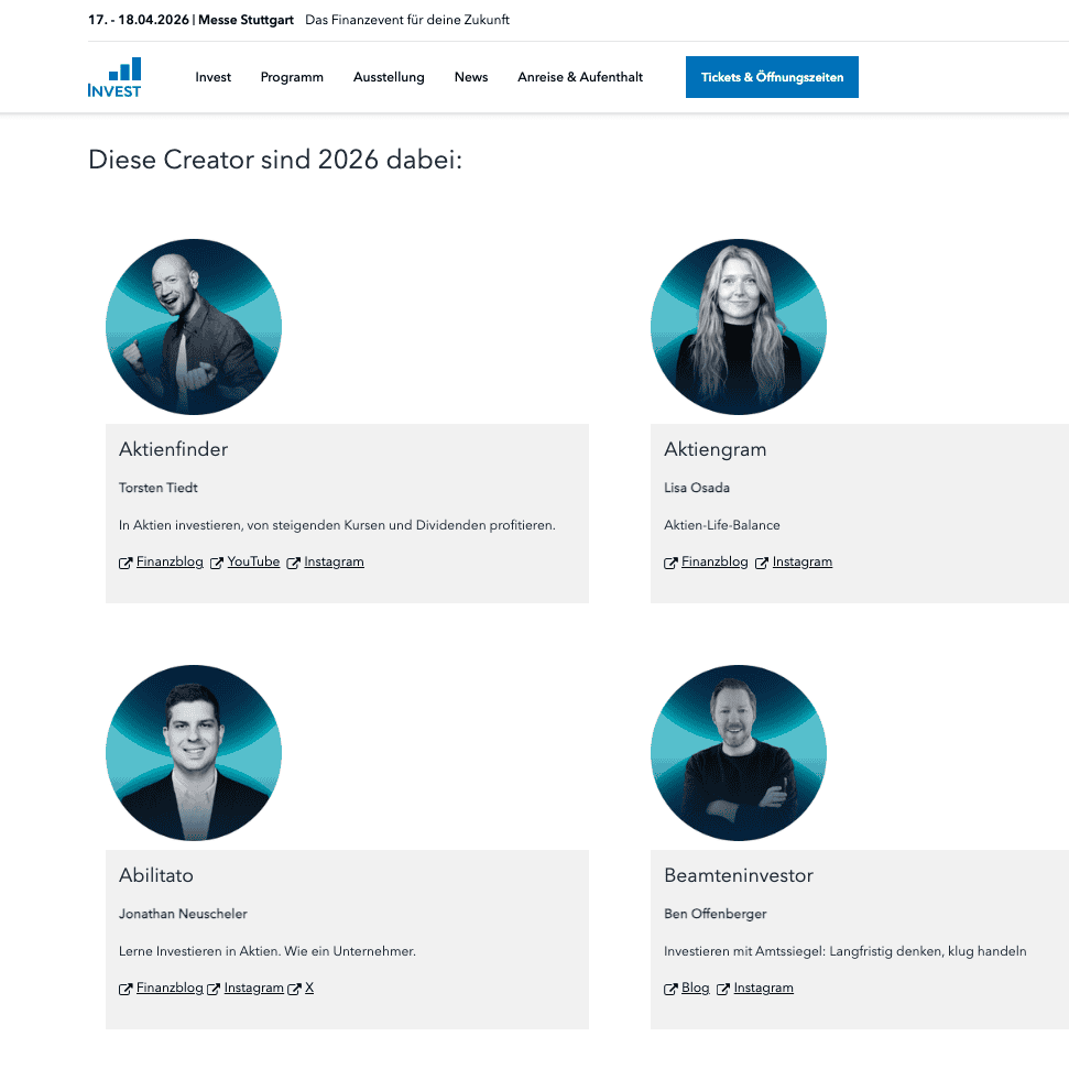 Creator Space Invest 2026