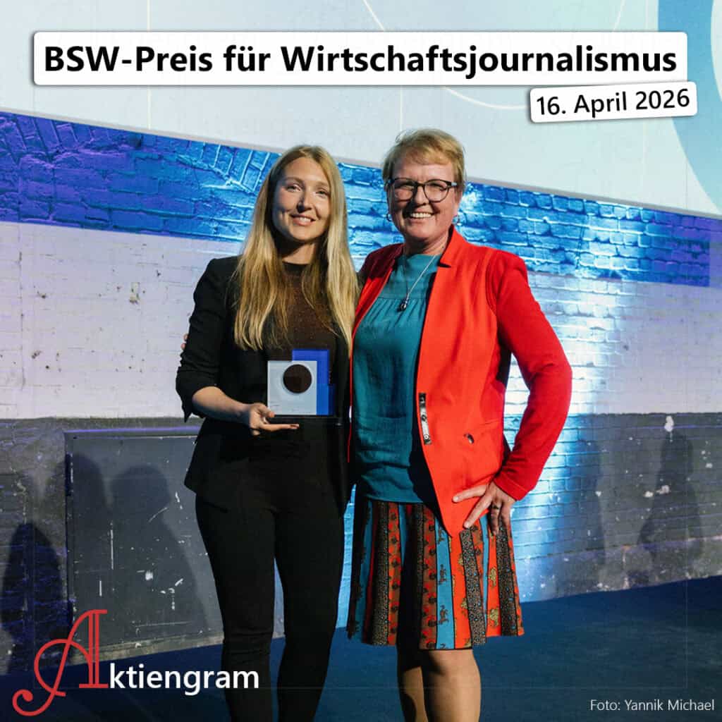 BSW-Preis für Wirtschaftsjournalismus