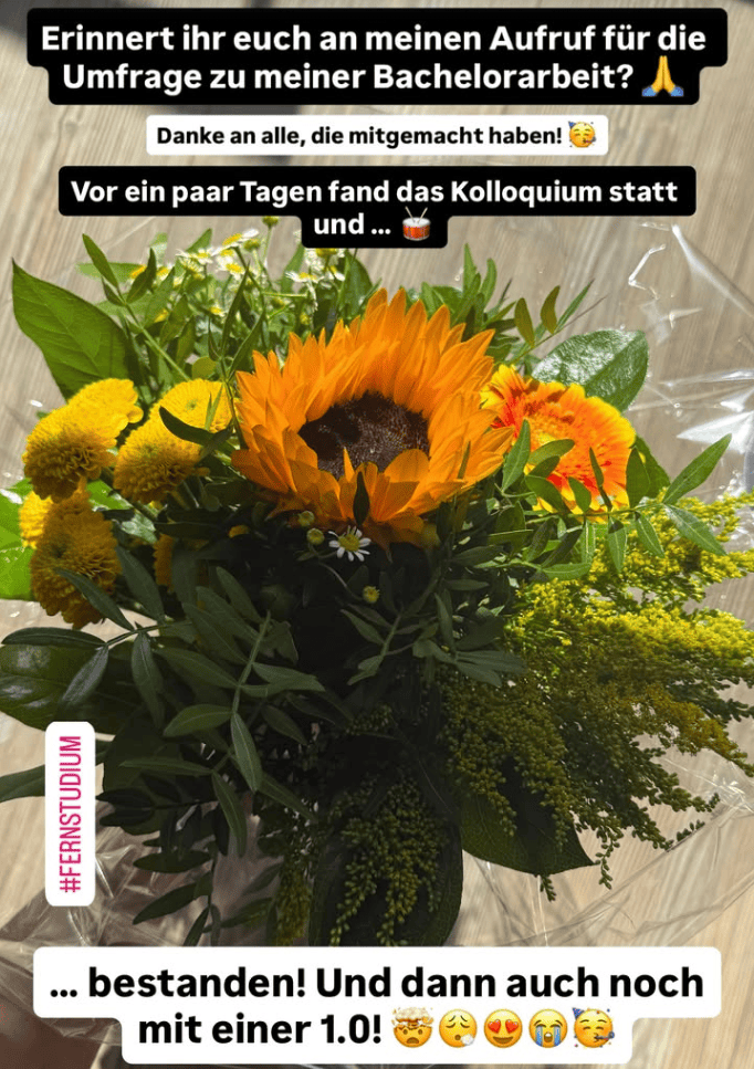 Fernstudium geschafft