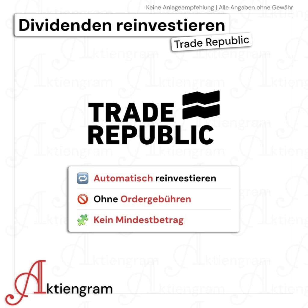 Dividenden automatisch reinvestieren bei Trade Republic